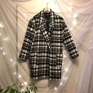 FashionNova plaid peacoat